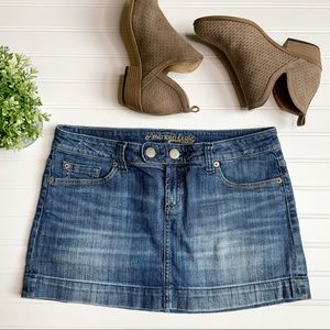AMERICAN EAGLE Jean Mini Skirt